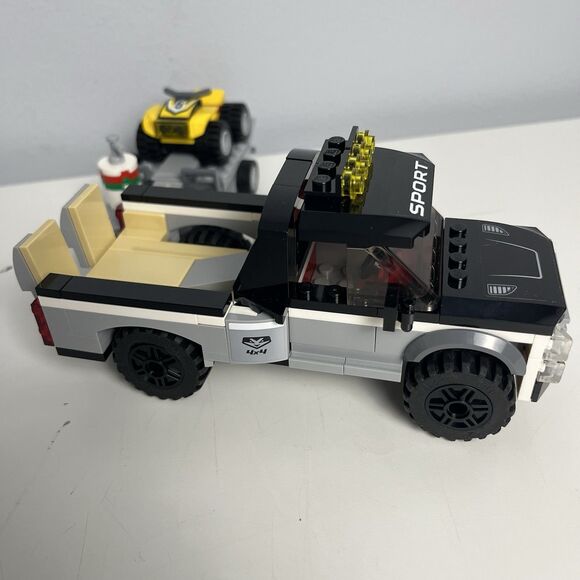 LEGO City ATV Race Team - 60148 - Complete And Fully Built - w/Minifigs & Manual - Picture 8 of 14